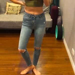 Topshop Moto Jamie Petite Jeans